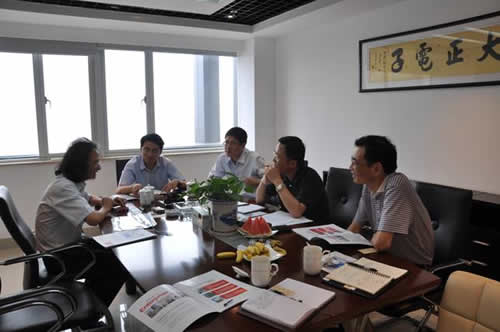 徐副區長一行到我公司調研、考察